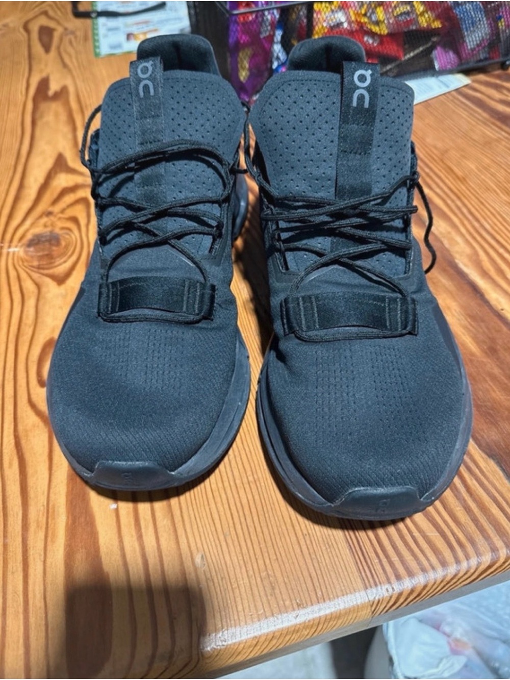 On Running Men's Black Athletic Sneakers — Lightweight Performance